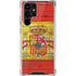 Spain Flag Dark Wood Galaxy S22 Ultra Clear Case